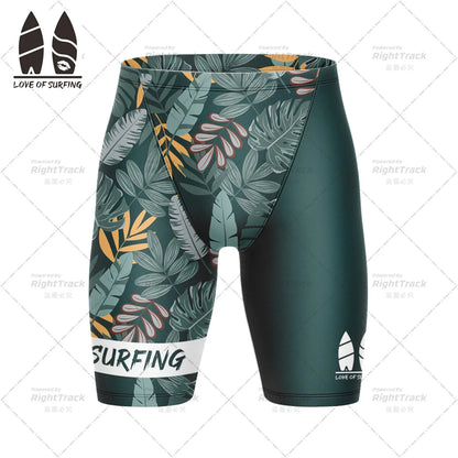 Swim Boxers Swimwear Men's Swimming Jammer Swimming Trunks Beach Trunks Bathing Suit Swimsuits Love Of Surfing Shorts Surf Board Shorts