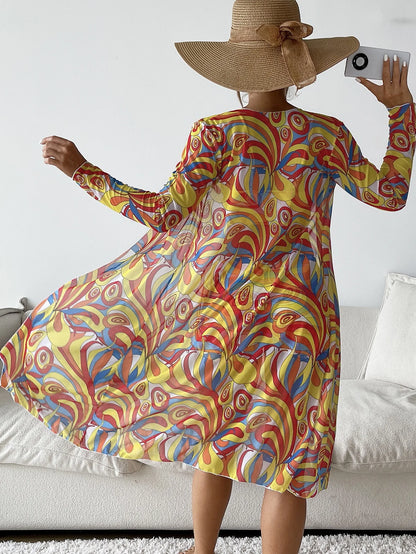 3 Pieces  Print Bikini Women High Waist Swimsuit Cover Up Swimwear Female Lady Bathing Suit Swimming Summer Beachwear