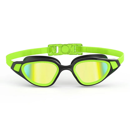 Professional Adult Anti-UV Swimming Goggles 180° Panoramic Electroplating Anti-Fog HD Lens Adjustable Silicone Swim Glasses