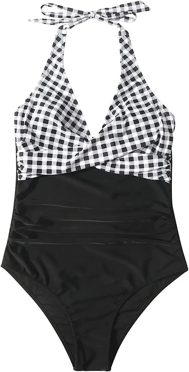 Swimwear Women One Piece Plus Size Swimsuits Closed Push Up Female Beach Swim Wear Body Bathing Suits