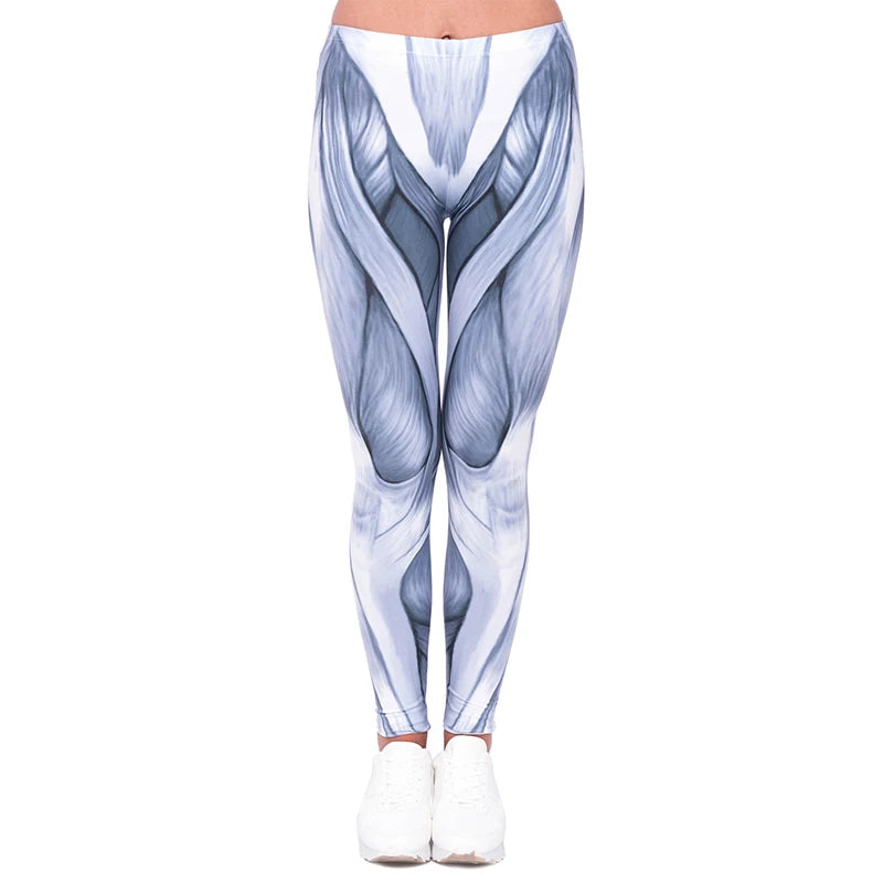 DeanFire Women's 80s Leggings Artistic Splash Printed Buttery Soft Stretchy Pants Leggings Elastic Waist Regular Trousers
