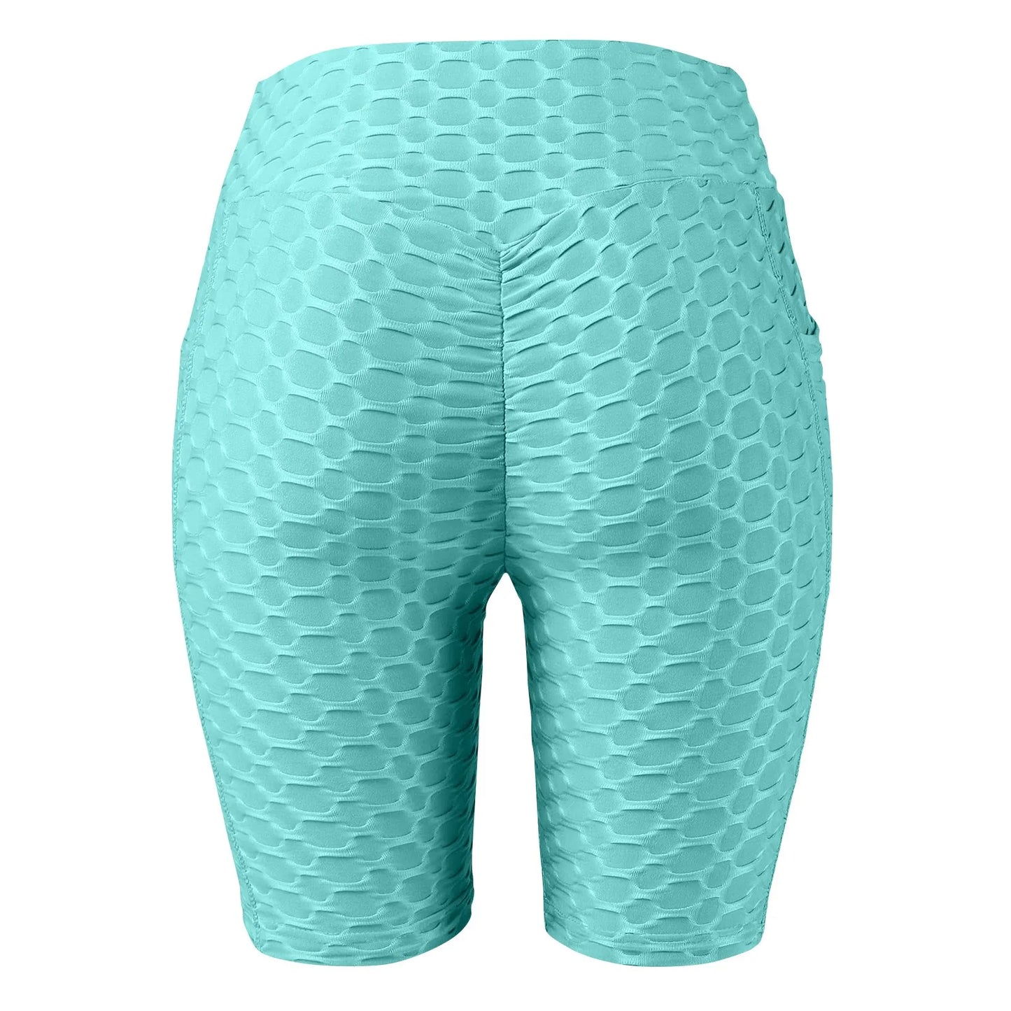 Women's Capris Yoga Fitness Peaches Buttocks Bubble Sports Leggings With Pockets Pants for Women Women’s Yoga Pants