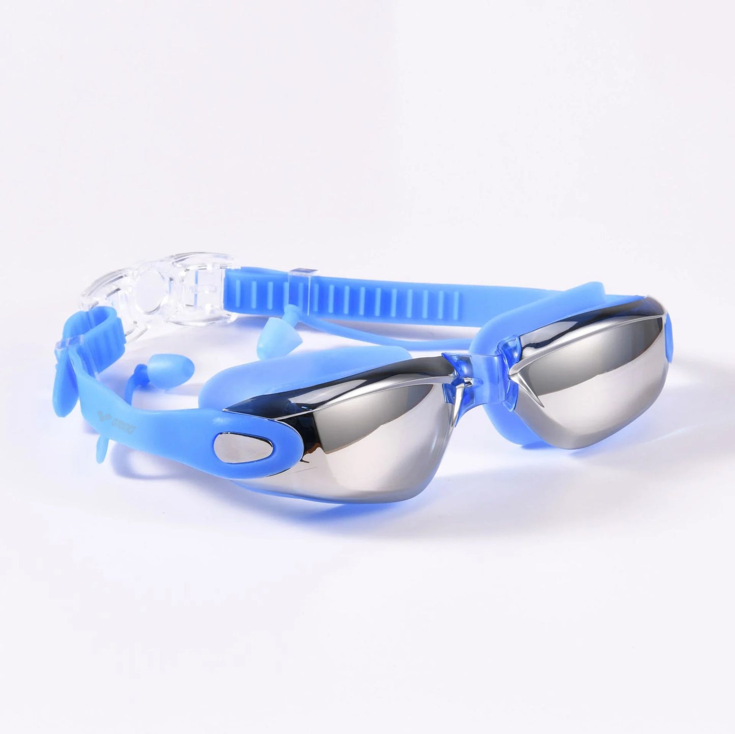 Professional Adult Anti-fog Swimming Goggles with Earplugs Men Women Swim Leak Proof Adjustable UV Protection Eyewear