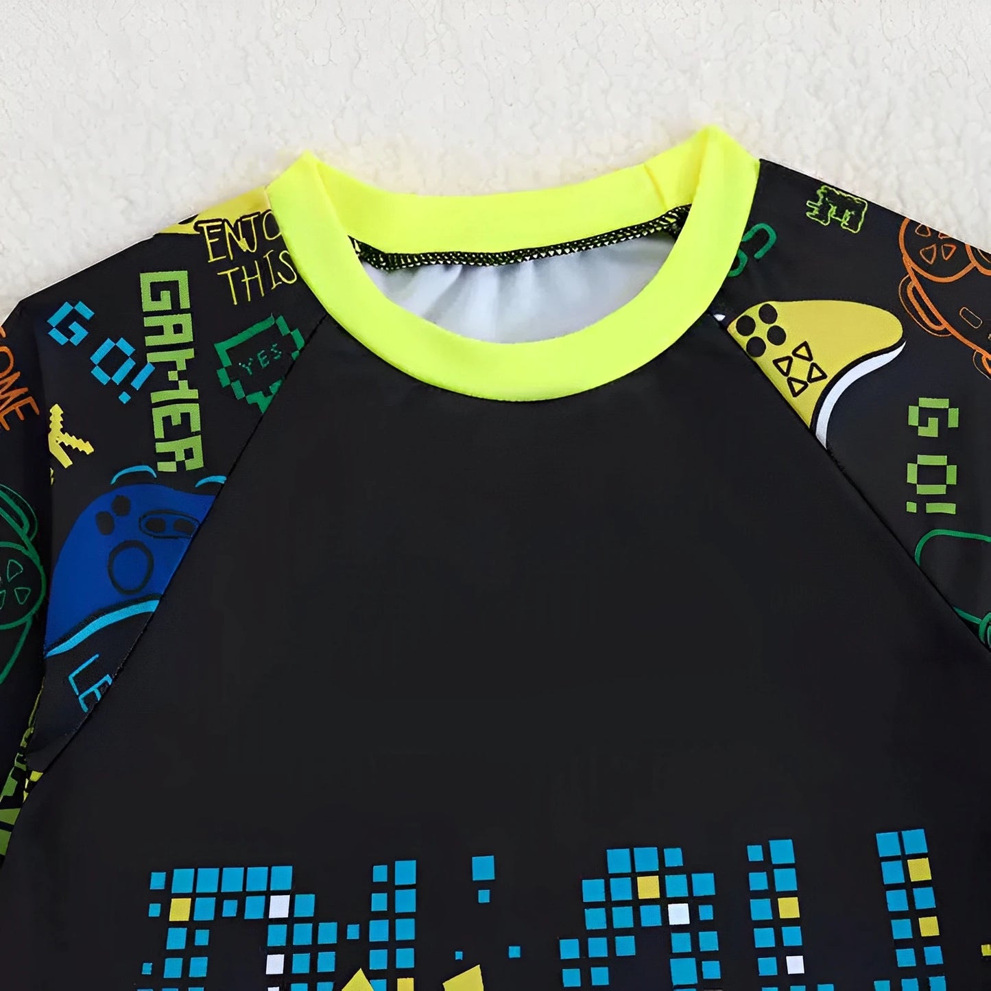 Boys Swimsuit Two Pieces Kids Swimwear With Shorts Printed Children's Bathers Bathing Swimming Swim Suit Summer Beachwear