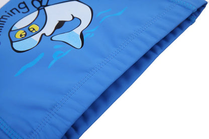Kids Children Swimming Cap Waterproof PU Fabric Cute Cartoon Animal Dolphin Protect Ears Long Hair Boys Girls Swim Pool Caps Hat