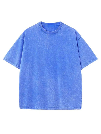 Men's Washed Vintage T-Shirts Street Hip Hop Retro Punk T Shirt women Harajuku Casual Cotton Short Sleeve Acid Wash TShirts top