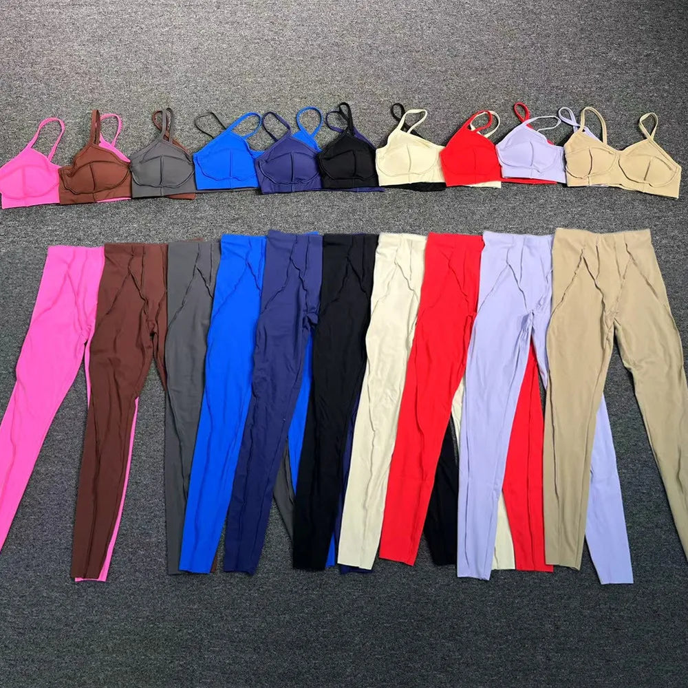 Flare Yoga Leggings Sport Fitness High Waist Squat Proof Hip Wide Pant Training Trousers Running Workout Gym Leggings Women
