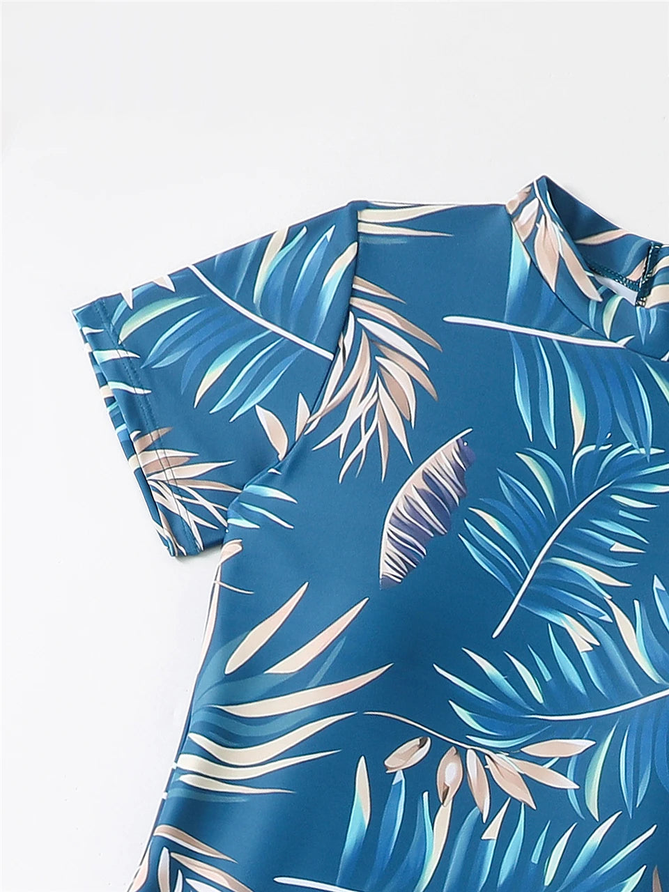 Summer Three Pieces Print Bodysuit Swimwear With Short Pants & Cover Up Beach Skirt Female Bathing Suits Pool Swimming Swimwear