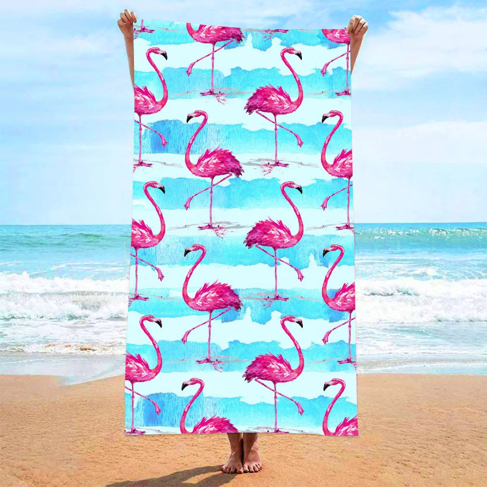 Microfiber Blanket Quick Drying Beach Towels Oversized Printing Towel Super Absorbent Pool Towel Blanket Boho Absorbent Towel