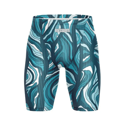 Men's Jammers Racing Swimsuit Swim Trunks Beach Tights Shorts Athletic Training Swimwear Sports Swimming Rash Guards Pants