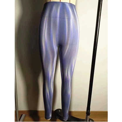 Aurora Women Bubble Butt Push Up Yoga Pant Fitness Workout Gym High Waist Scrunch Tights Gym Seamless Leggings