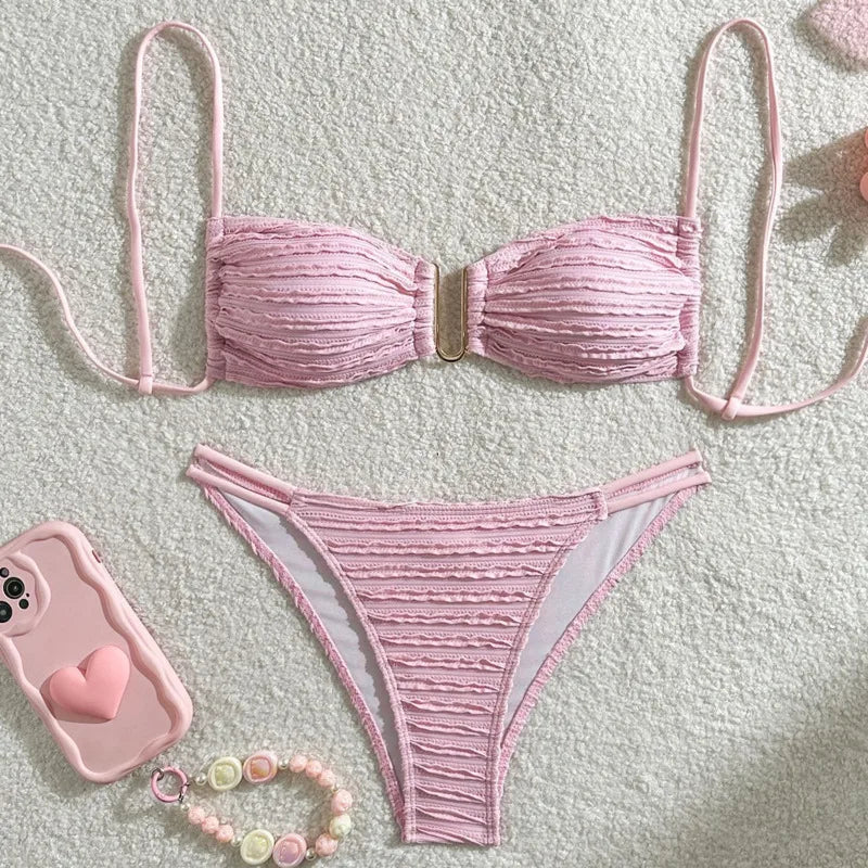 Bikinis Women's Swimwear Female Swimsuit For Swimming Wear Bathing Suits Brazilian Bikini Set Beachwear Pool Bather
