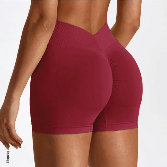 Yoga Shorts Women Gym Outfit Scrunch Butt Fitness Workout High Waist Gym Clothes Women Cycling Shorts Sports Shorts