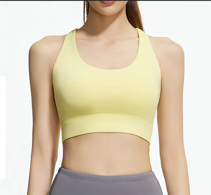Criss Cross Back Yoga Bra Criss Cross Back Yoga Crop Strappy Workout Bras Crisscross Gym Bra Crisscross Sports Bras
