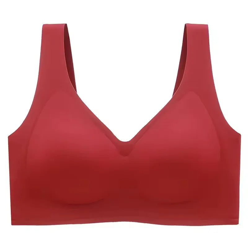 Large Size No Trace Beautiful Back Bra Tube Top Underwear Thin Bras for Women