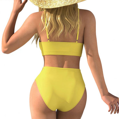 Push Up Swimsuit Women High Waist Bikini Set Summer Beach Swimwear Two Pieces Brazilian Bather Bathing Suit Pool Bather