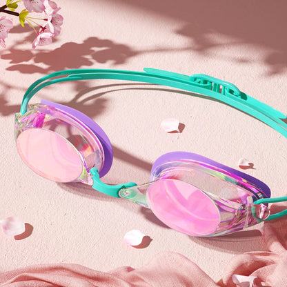 Unisex Professional Swimming Goggles for Adults Anti-fog Waterproof HD View Swim Goggles Colorful and Clear Lens to Choose