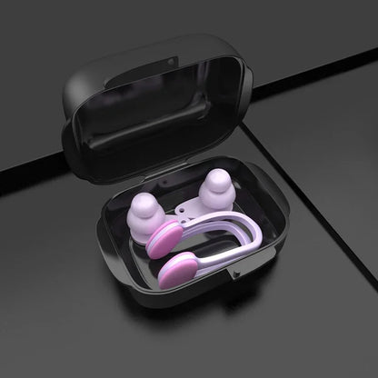 Swimming Silicone Nose Clip Earplugs for Adult Soft Anti Choking Water Professional Swimming Diving Security Pool Accessories