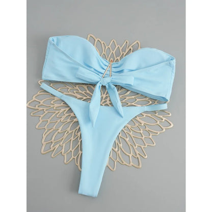 Starfish Bandeau Bikini Women Swimsuit Female Swimwear Thong Bikinis Set Brazilian Beach Wear Bathing Suit