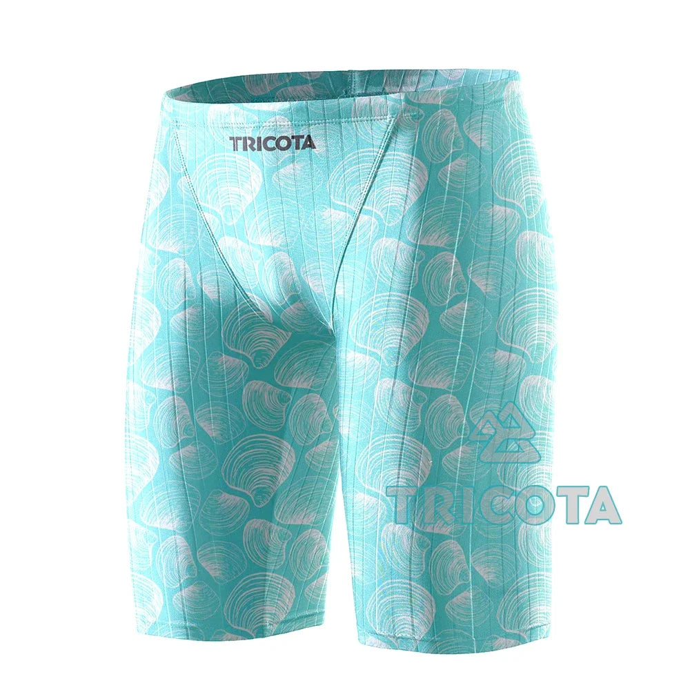 Rash Men Swim Jammer Swimwear Durable Athletic Training Endurance Swimming Trunks Summer Beach Pants Breathable Surfing Shorts