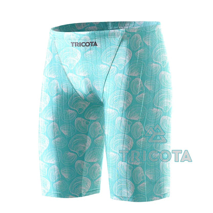 Rash Men Swim Jammer Swimwear Durable Athletic Training Endurance Swimming Trunks Summer Beach Pants Breathable Surfing Shorts