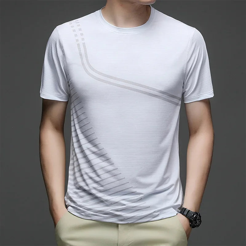 Undershirt Men's Running Short Sleeves T-shirts Yoga Tops Lycra Things for Gym Clothes Man Sweatshirt Wicking Breathable Dry Fit