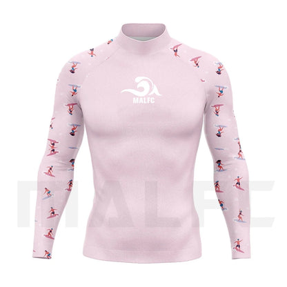 MALFC Rash guard for men Surfing Clothes Swimsuit Rashguard Surf Wear UPF 50 Water Sport Long Sleeve T-shirt Swimwear snorkeling