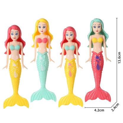 Mermaid Dive Toys Mermaid Bath Toys Colorful Mermaid Pool Toys Swimming Pool Games For Toddlers Boys Girls Teens