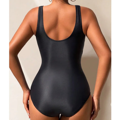Print One Piece Large Size Closed Swimwear Push Up Women Plus Size Swimsuit Bodysuit Female Swim Bathing Suit Pool Beachwear