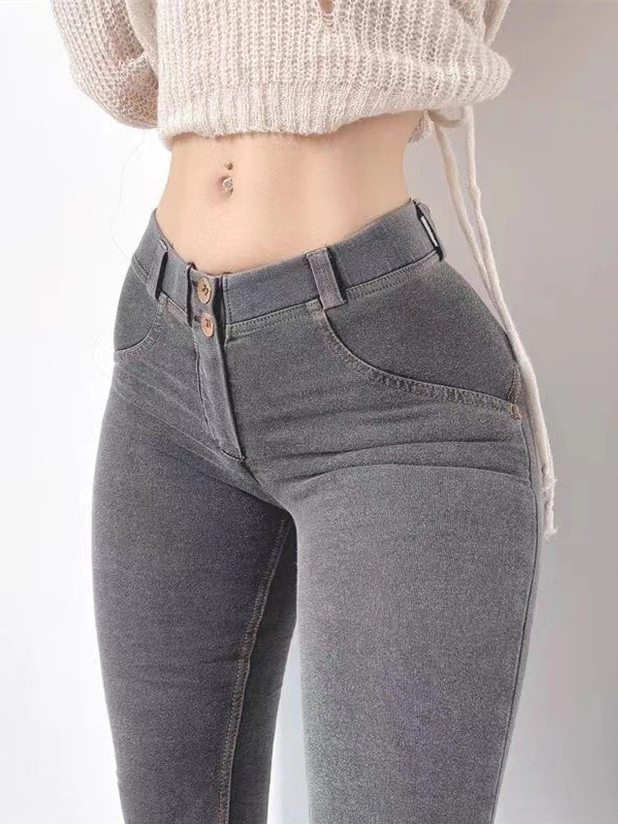 Women's Low-Rise Stretch Skinny Jeans