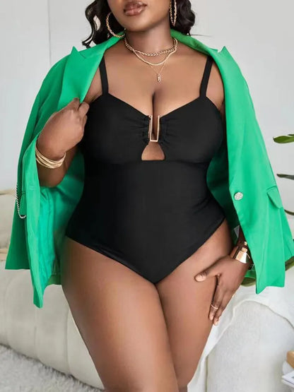 Plus Size Swimwear Women Bikini Woman Swimsuit One-Piece Swimming Suit Tankini Big Beachwear Bathing Suits Monokini