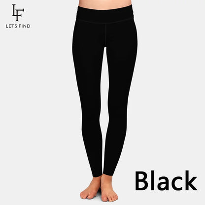 Fitness Leggings High Waist 3D Flowers Pattern Digital Print Casual Trousers Woman's Leggings