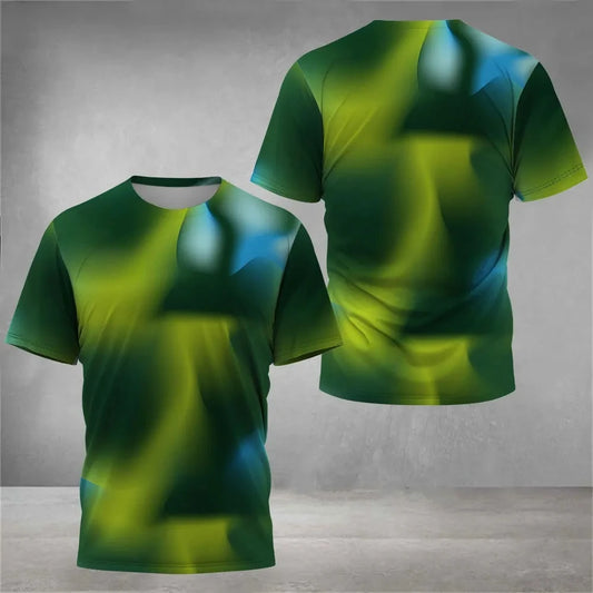 Gym T-Shirts Men's O-Neck Tennis Short Sleeve Male Breathable Fitness Outdoor Sports Tops Casual Running Badminton Sportswear