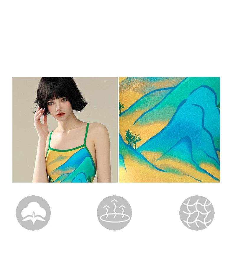 Multicolours Bunny Bum Women Swimwear One Piece Professional Swimsuits