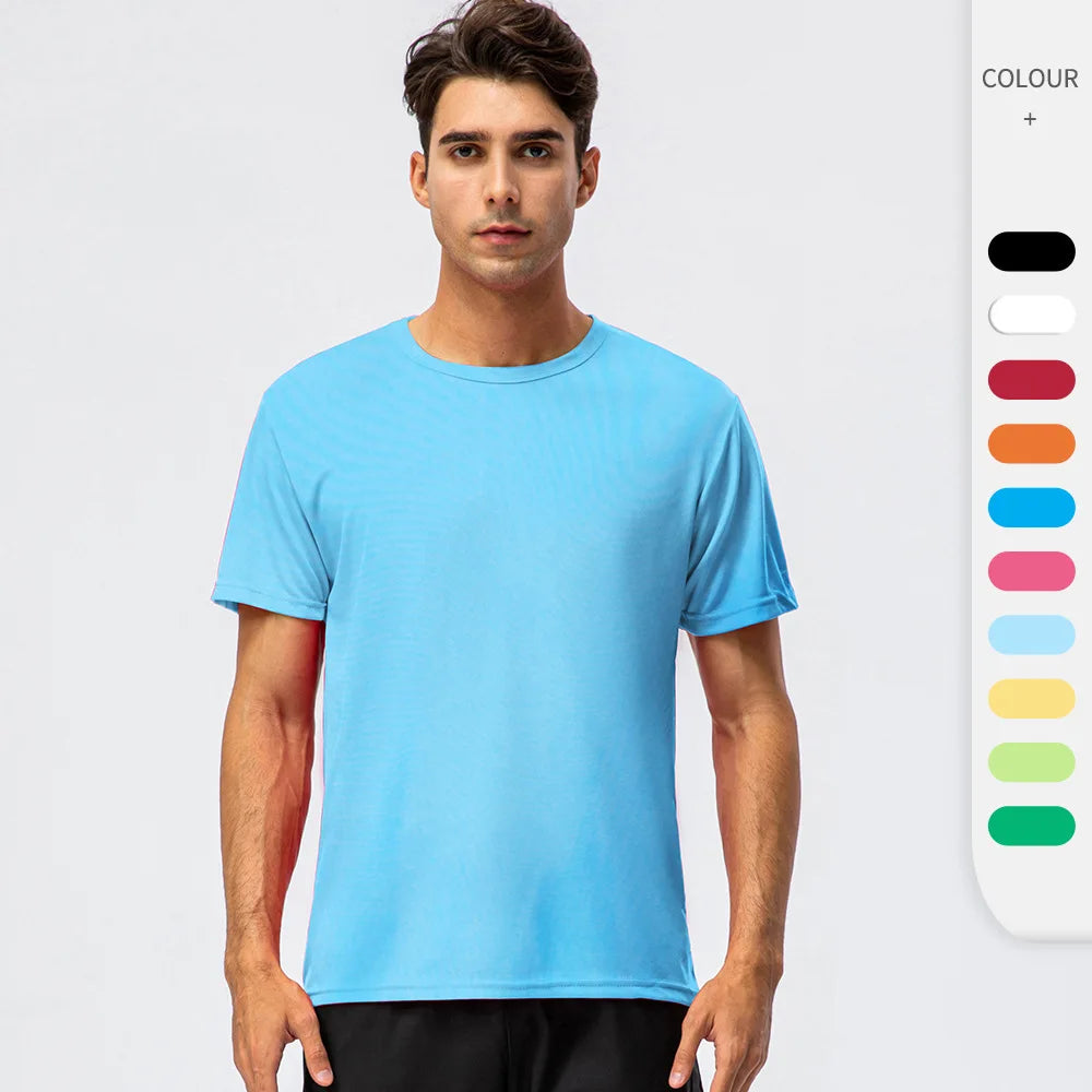 Summer Mens Brand Shirts Women Sport Gym Shirts Top Training Tees Quick Dry Running t Shirts Soccer Shirts Jerseys Gym Clothing