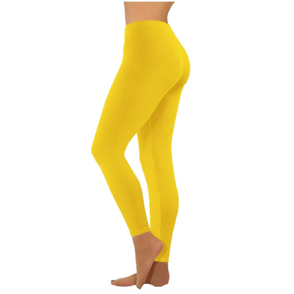 Women Elastic Waist Casual Leggings Large Shinny Legging High Stretch Leggings Gym Pants Workout Workout Leggings Yoga Pants
