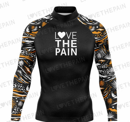 Men's Surfing T-shirt Sportswear Swimwear Long Sleeved Swimming Top UV Swimming Tight Rash Guard Surfing Swimsuit Rashguard