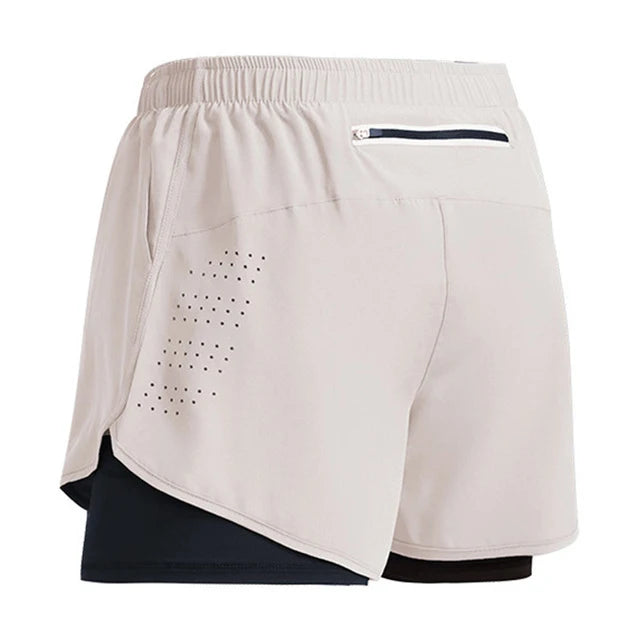 Multi Colours Available  Sport Shorts Men Sportswear Double-deck Training Short Pant Summer 2 In 1 Beach Homme Clothing Jogging Gym Running Shorts