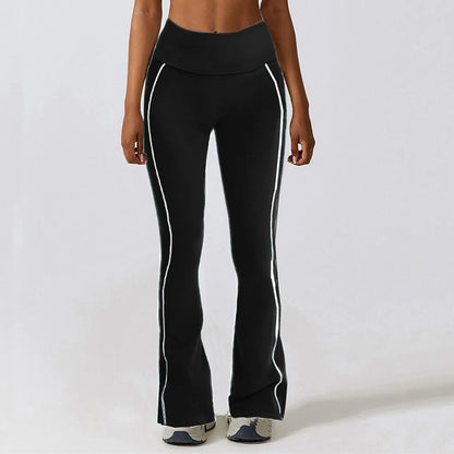 Flare Leggings Yoga Pants Women High Waist Wide Leg Pants Women Gym Workout Fitness Sports Flared Pant Dance Trousers