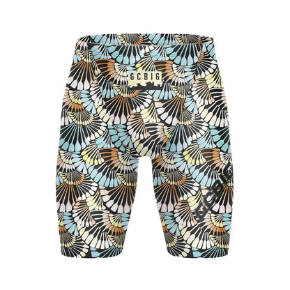 Summer Men's Swimming Trunks Swim Jammer Swimsuit Tights Shorts Training Sports Beach Quick Dry Running Surfing Pants