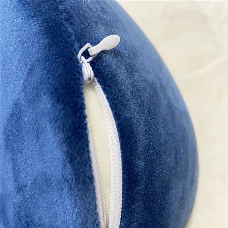 U Shaped Memory Foam Neck Pillows Soft Cervical Orthopedic Pillow Travel Essentials For Airplane Massage Neck Cushion