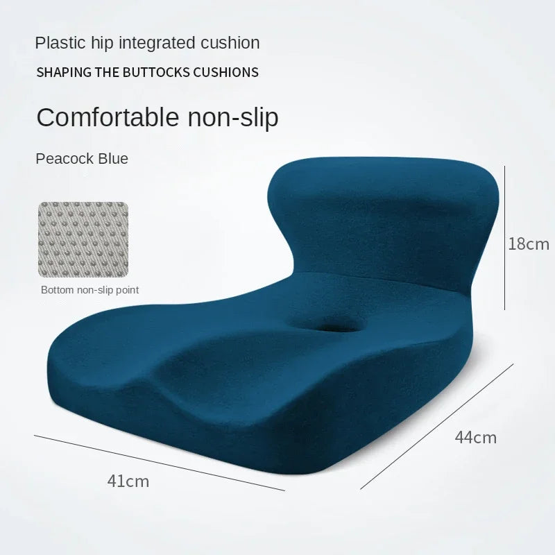 Upgrade "L" Shape Memory Foam Orthopedic Cushion Comfort Ergonomic Design Back Coccyx Pillow Car Seat Office Chair Pain Relief