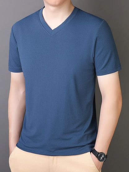 9xl 8xl 7xl 6xl Summer T-Shirts Men Sportswear Breathable Ice Silk Quick-Drying Tees Tops Male Fitness Gym Big Size Tshirt