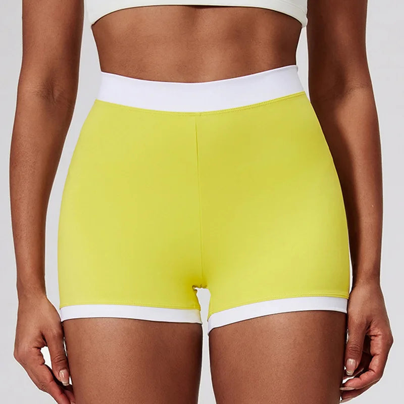 Women's V-Back Workout Shorts-High Waist Running Yoga Shorts, Quick-Dry&Chafe-Free for Summer GymShortsThatStay V-Back Lift Tech