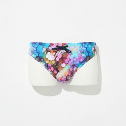 Fashion Print Swimwear Mens Swim Briefs Low Waist Men Swimming Trunk Shorts Pool Men's Bathing Suit Beach Surfing Man Swimsuit