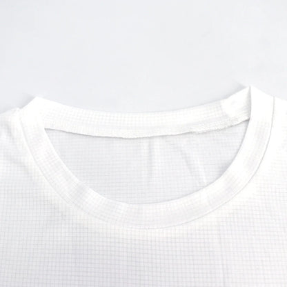 Mens Short Sleeve Sport t Shirt Quick Dry Running t-Shirt Breathable Fitness Shirt Top Ice Silk Gym Football Jerseys Man Clothes