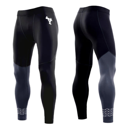 Mens Tight Gym Compression Pants Quick Dry Fit Sportswear Running Tights Men Legging Fitness Training Sport Gym Leggings