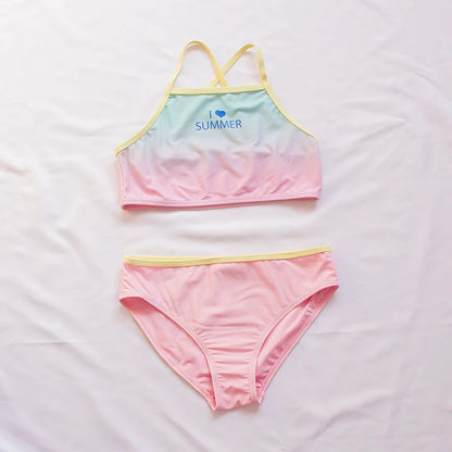 Multi Style Multi Colour Kids Girls Bikini Set 2025 New Print Girls Kids Swimwear Swimsuit Summer Children  Bathing Suit