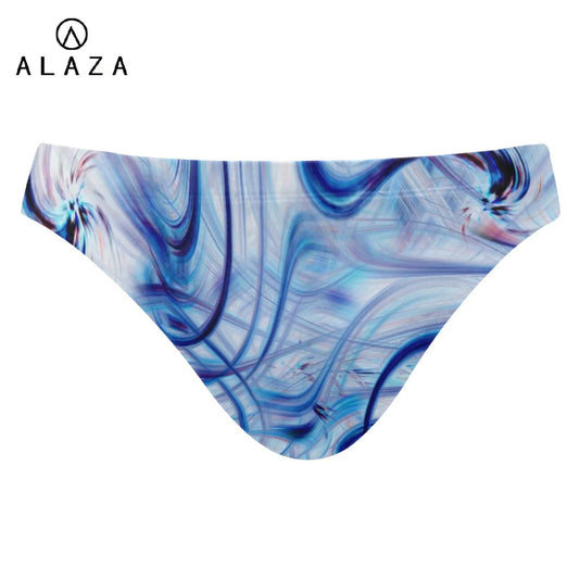 Man's Swimming Briefs Low Waist Swimwear drop With Push-up Pad Shorts Trunks Boxers Marble print Men's Swim For Old buyer