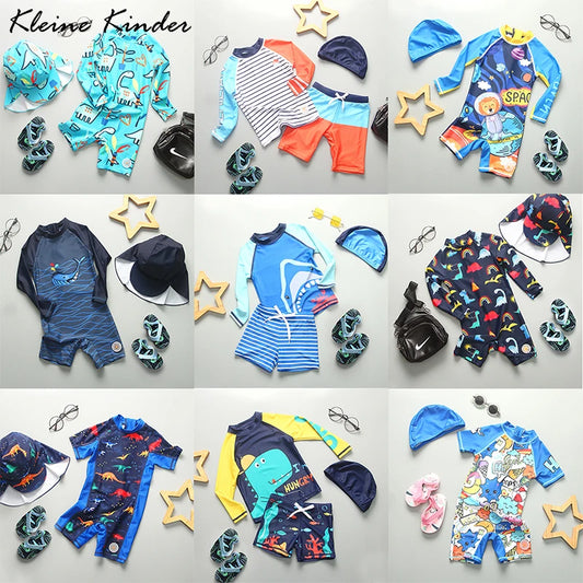 Top Quality Boy Swimsuit UPF50 UV Protection Summer Baby Toddler Swimwear Children's Bathing Suit Beach Pool Surf Swimming Wear